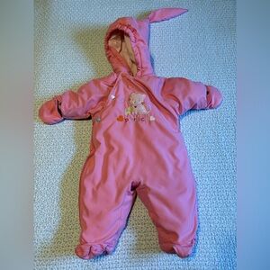 Carters Infant Pink Purrfect Cat Snowsuit